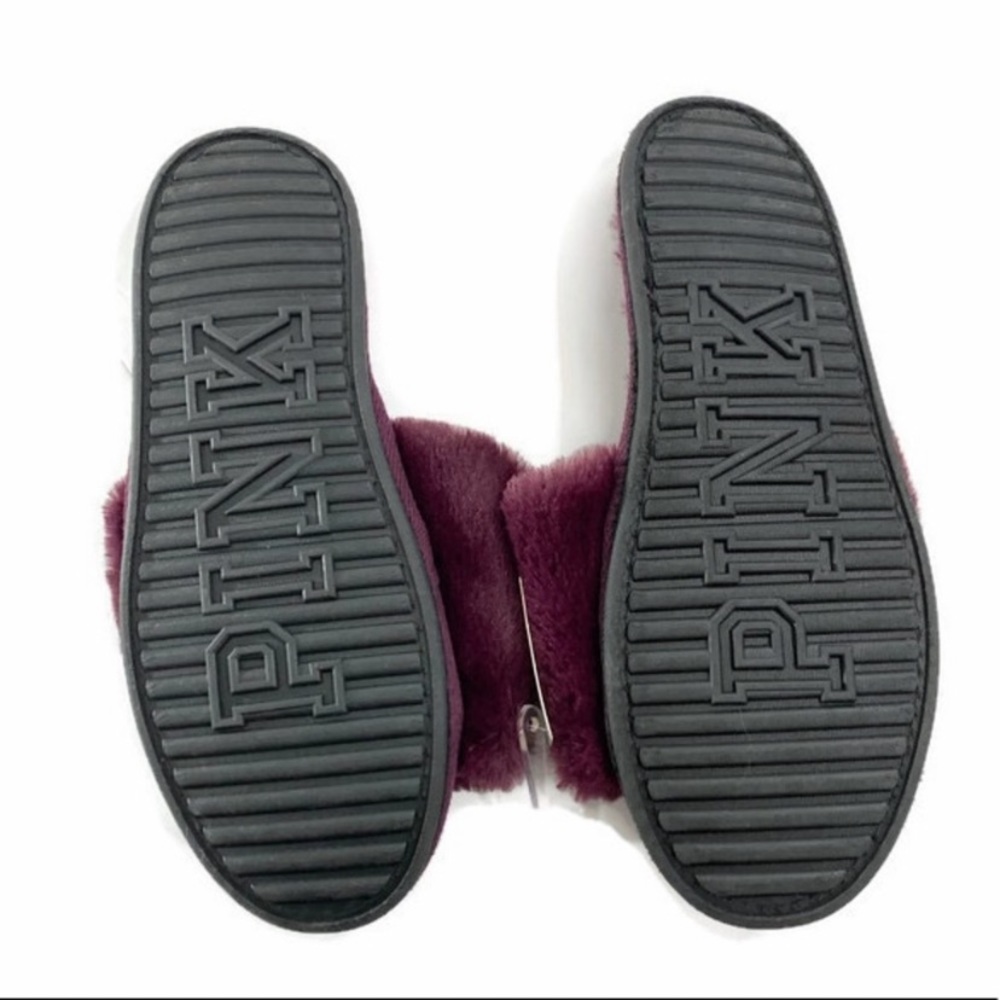 PINK VICTORIA’S SECRET SLIPPERS SZ MED - Picture 2 of 3